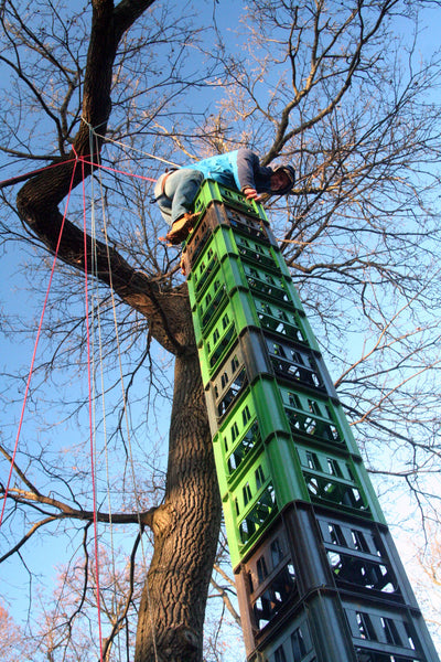 Crate tower